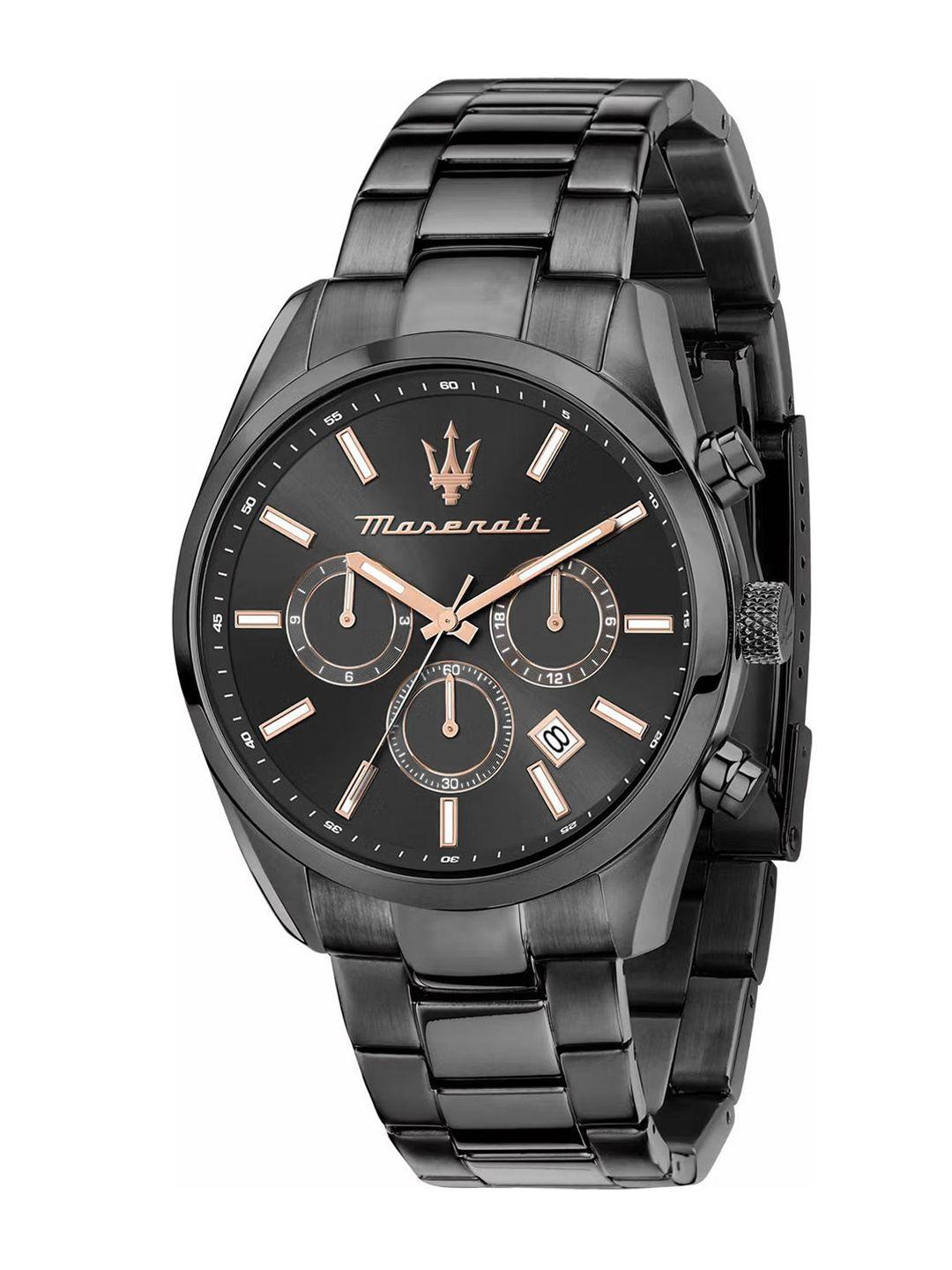maserati men bracelet style straps chronograph analogue watch r8853151001