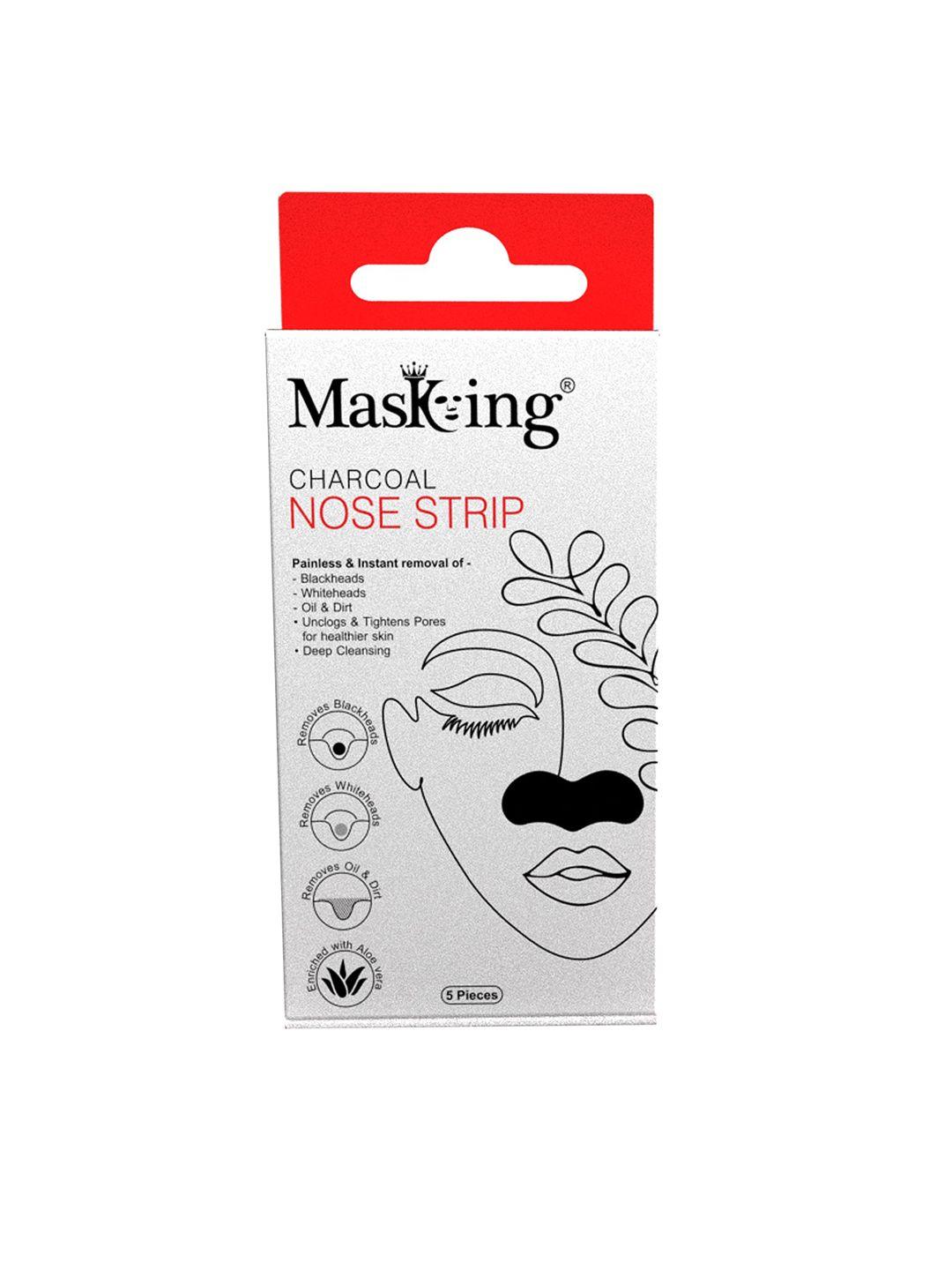 masking 5 charcoal nose stripes for blackheads removal