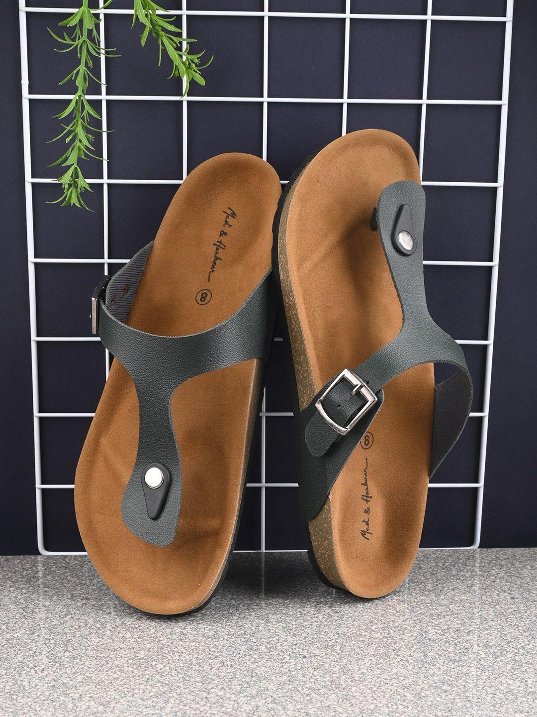 mast-&-harbour-men-olive-comfort-sandals