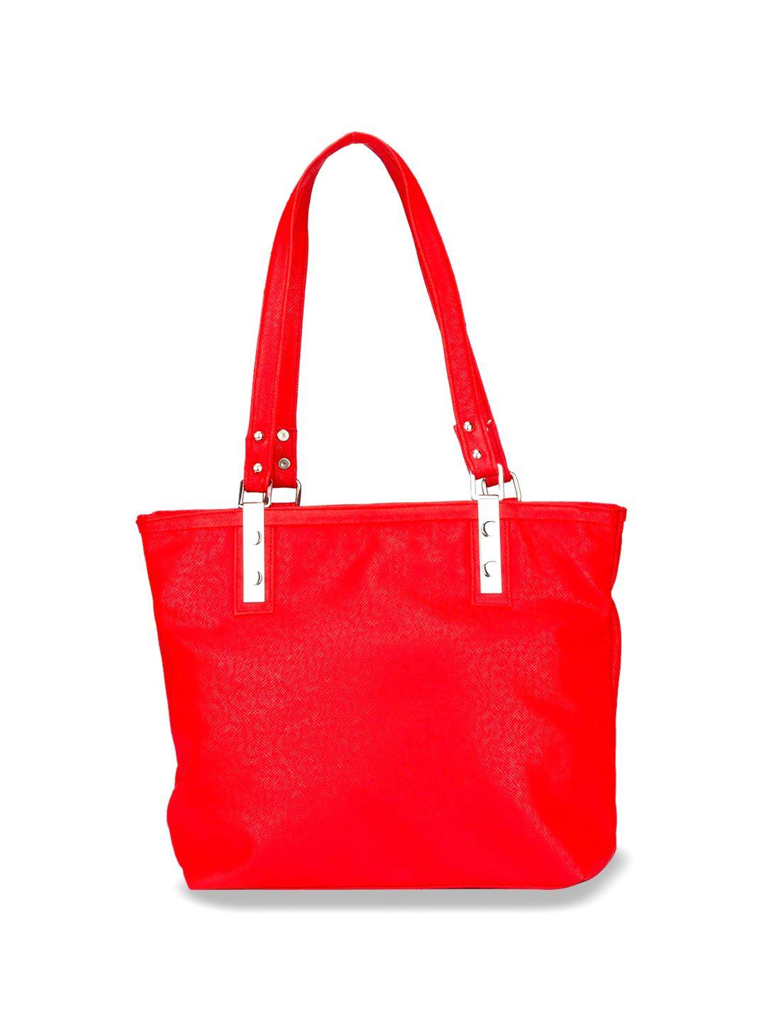 mast & harbour red structured shoulder bag