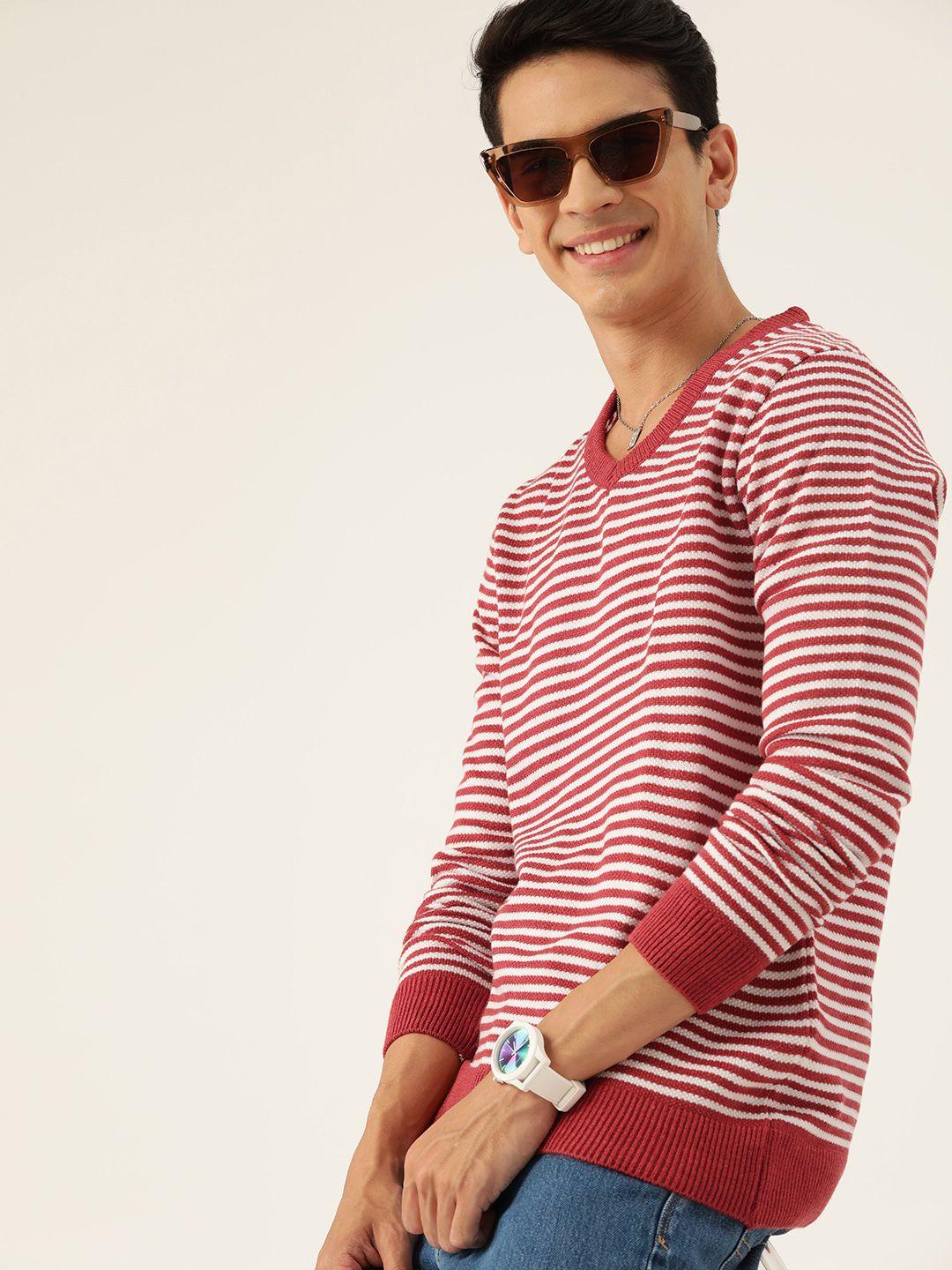 mast & harbour striped pullover