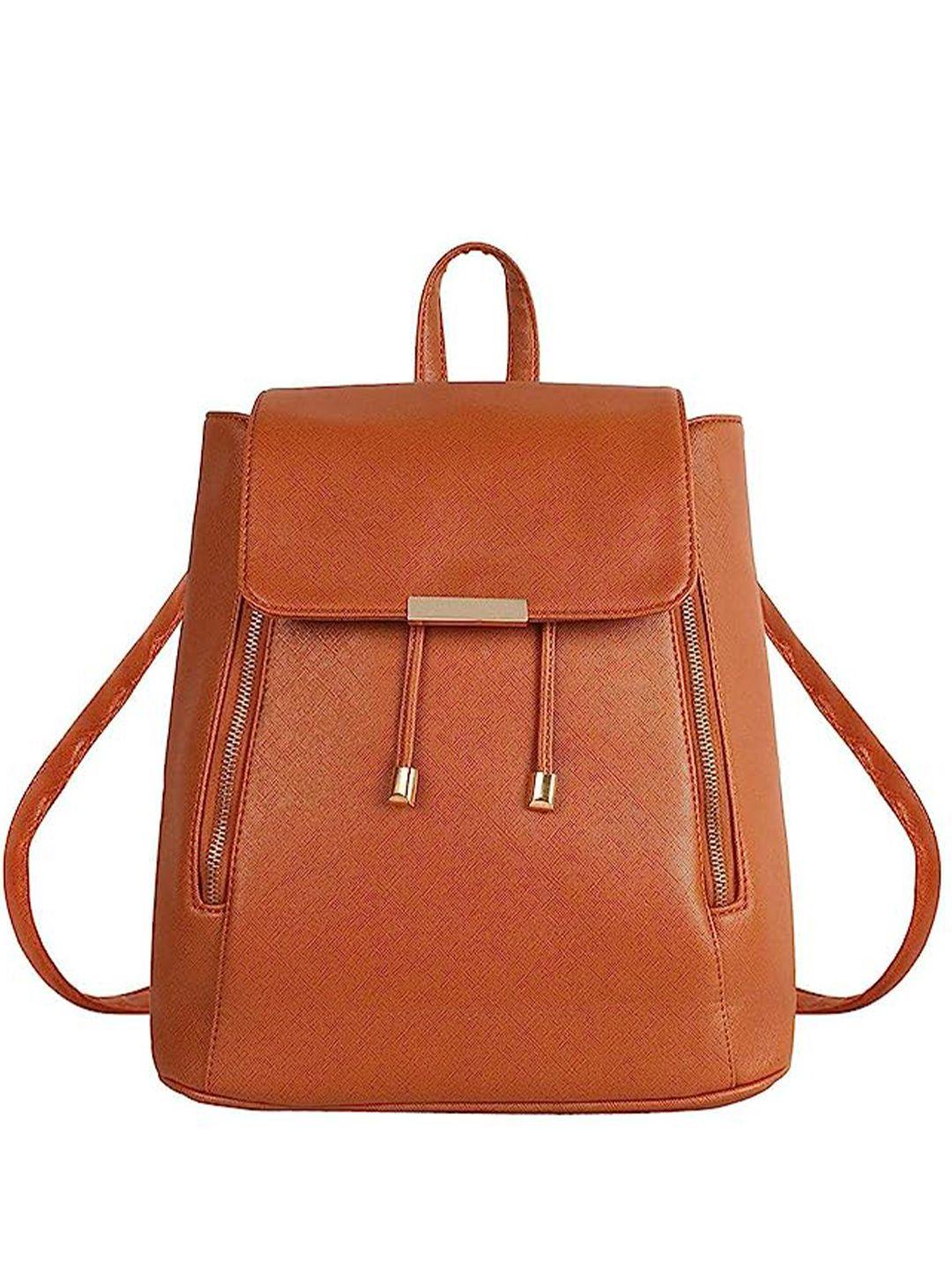 mast & harbour tan women tan tie up detail backpack up to 15 inch