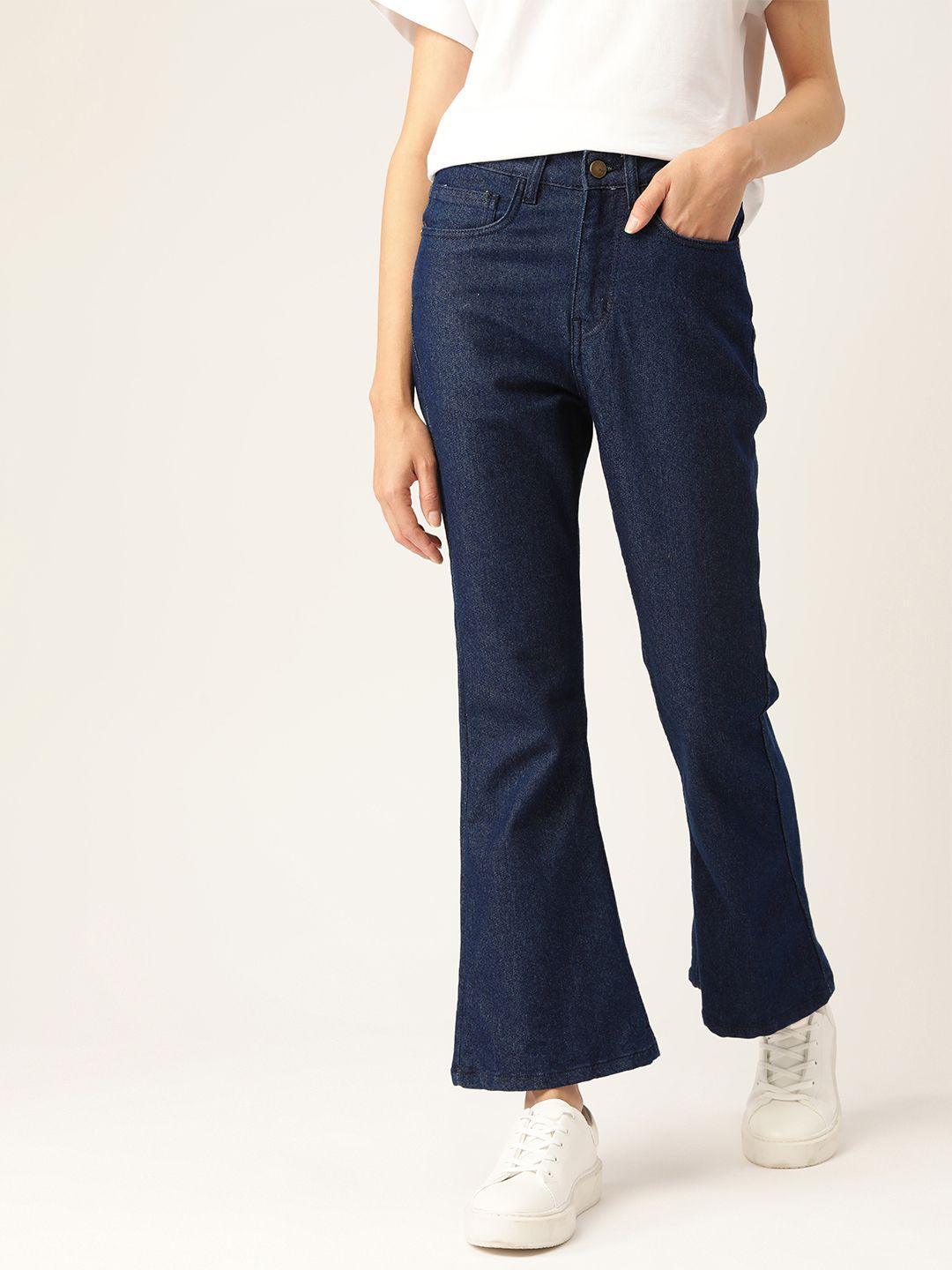 mast & harbour women bootcut stretchable jeans