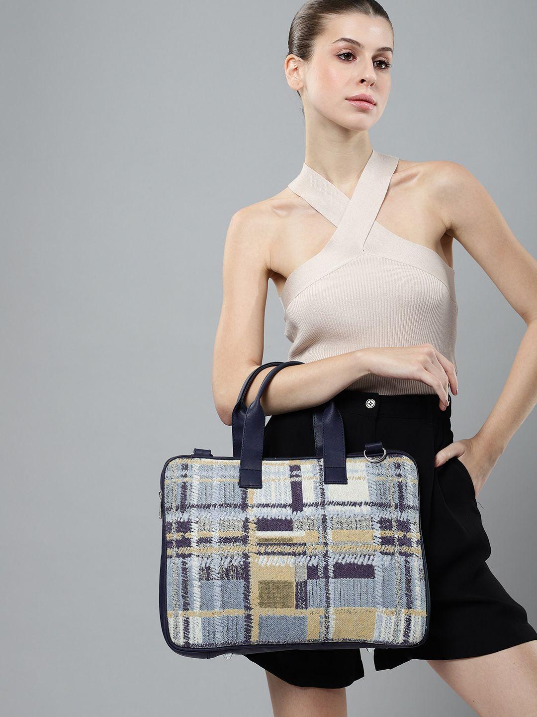 mast & harbour abstract printed structured satchel bag