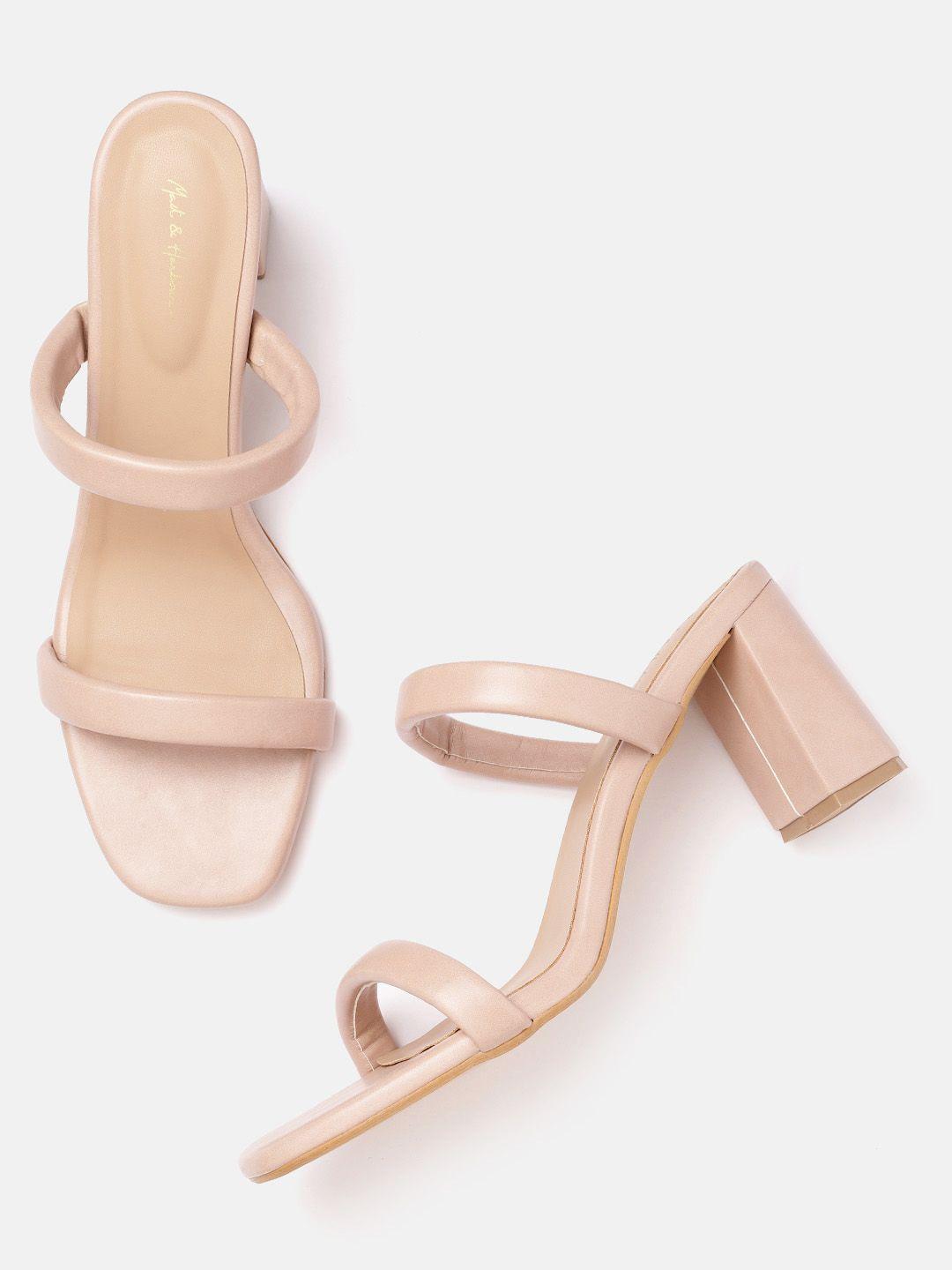 mast & harbour block heel sandals