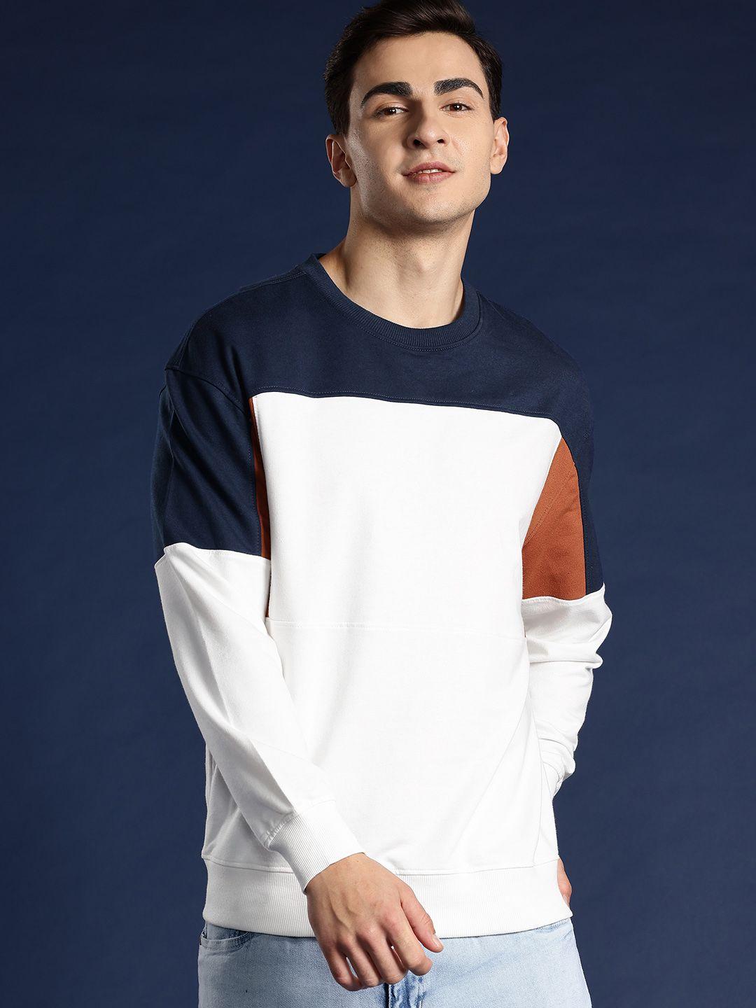 mast & harbour colourblocked sweatshirt