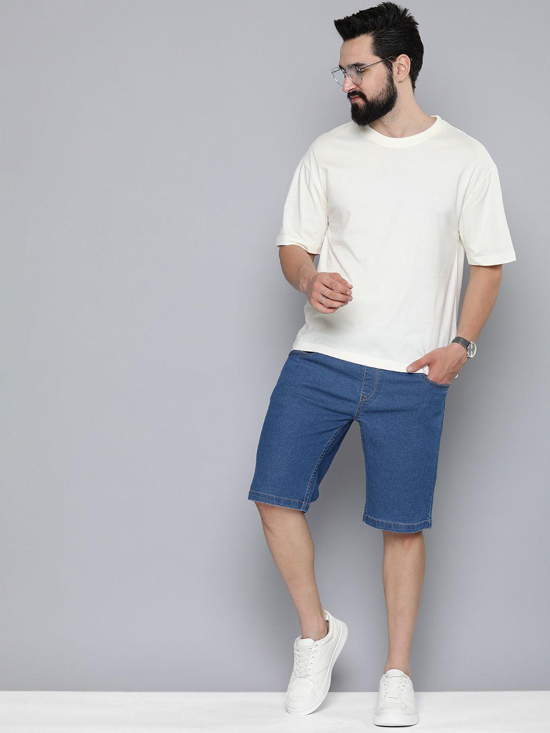 mast & harbour drop-shoulder sleeves pure cotton t-shirt