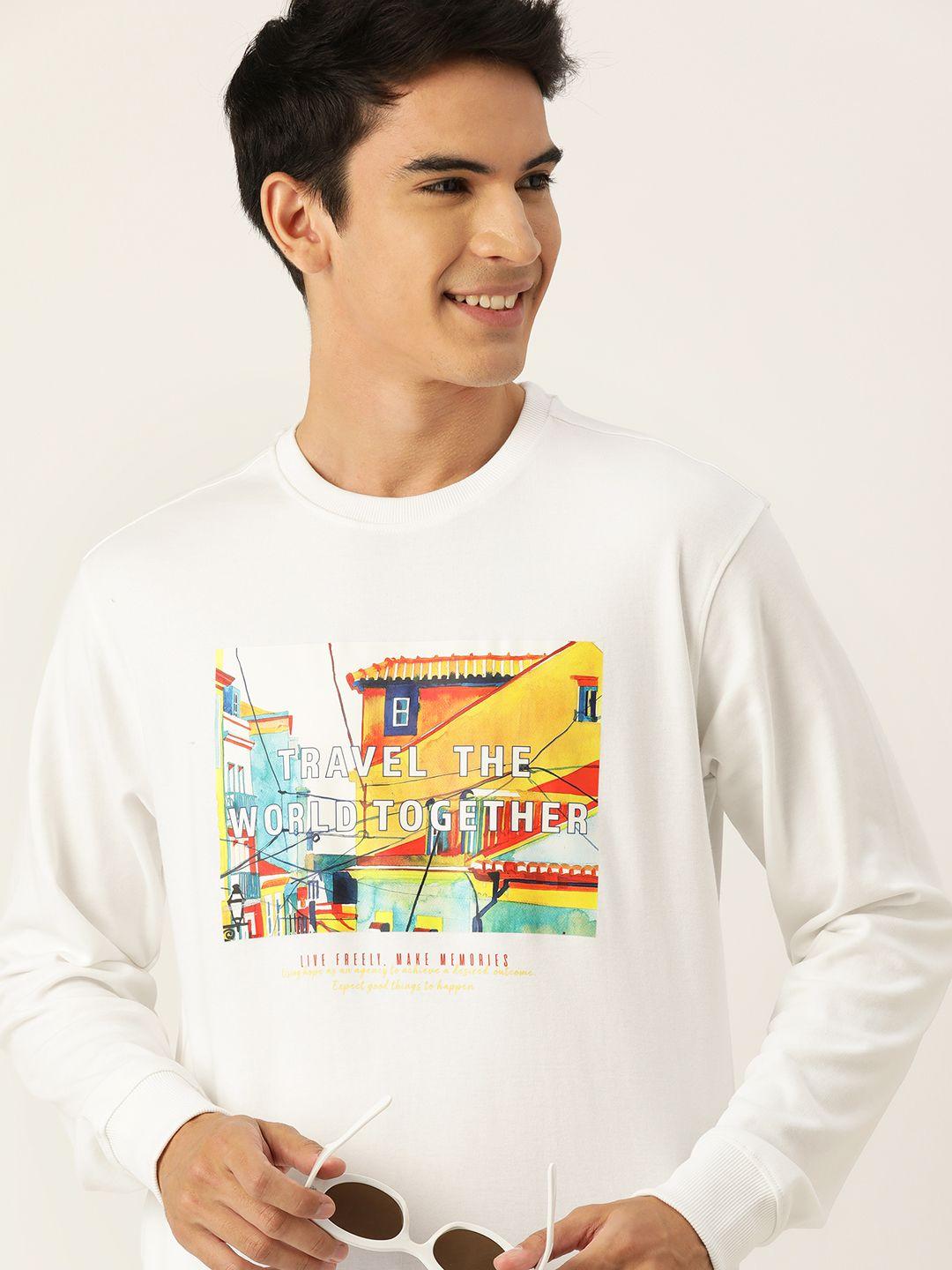 mast & harbour graphic printed sweatshirt