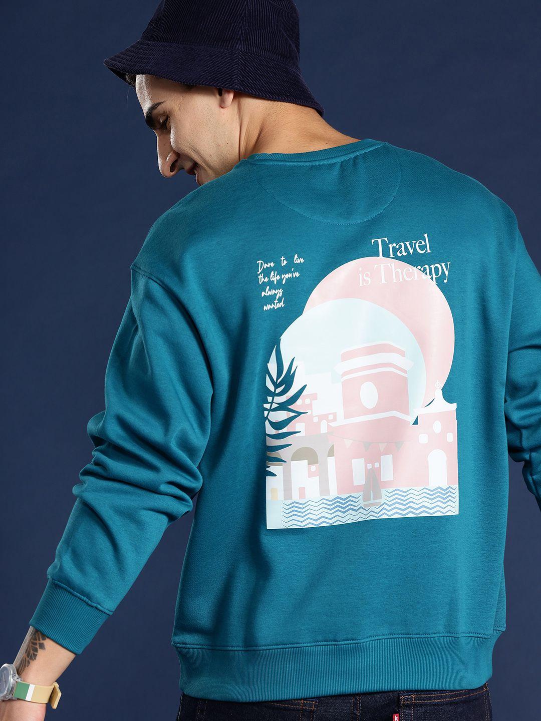 mast & harbour graphic printed sweatshirt