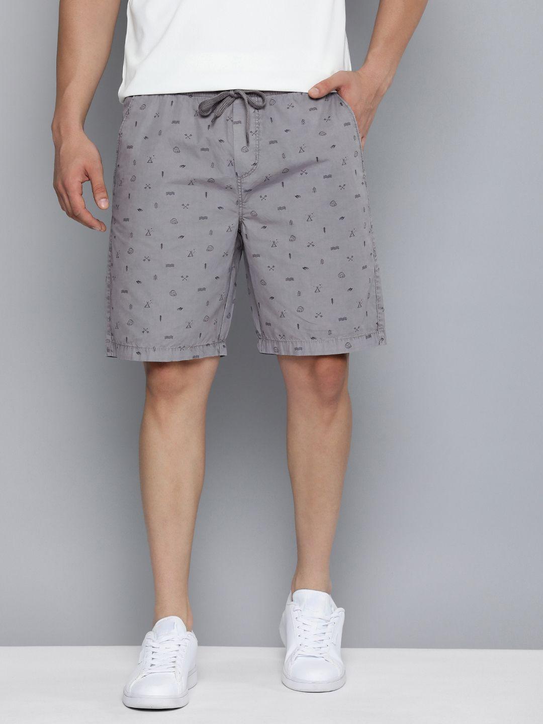 mast & harbour men conversational printed shorts