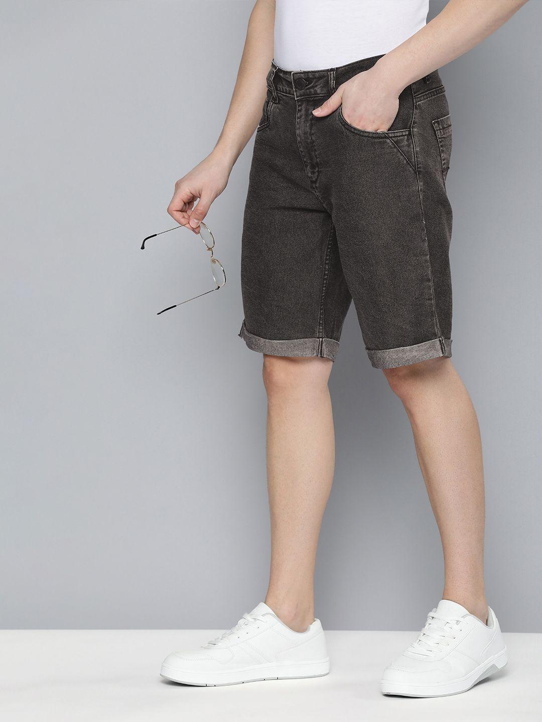 mast & harbour men denim shorts