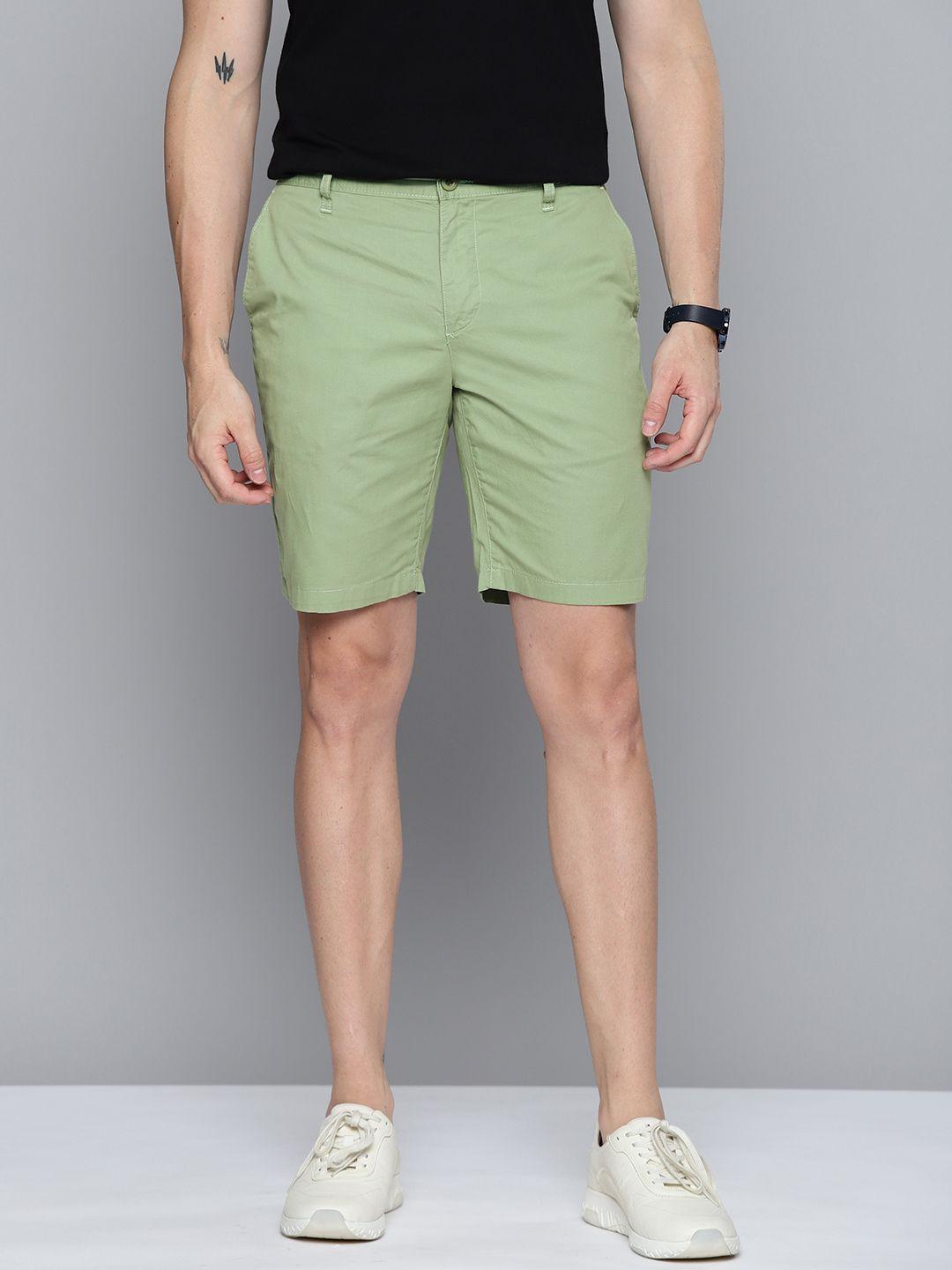 mast & harbour men green shorts