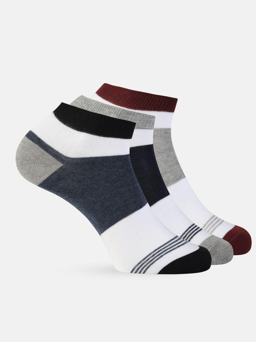 mast & harbour men pack of 3 ankle length socks