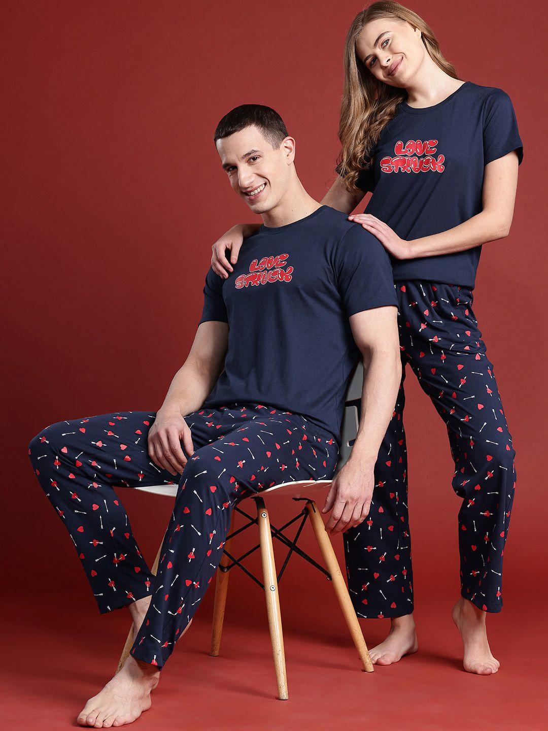 mast & harbour men printed pyjama set