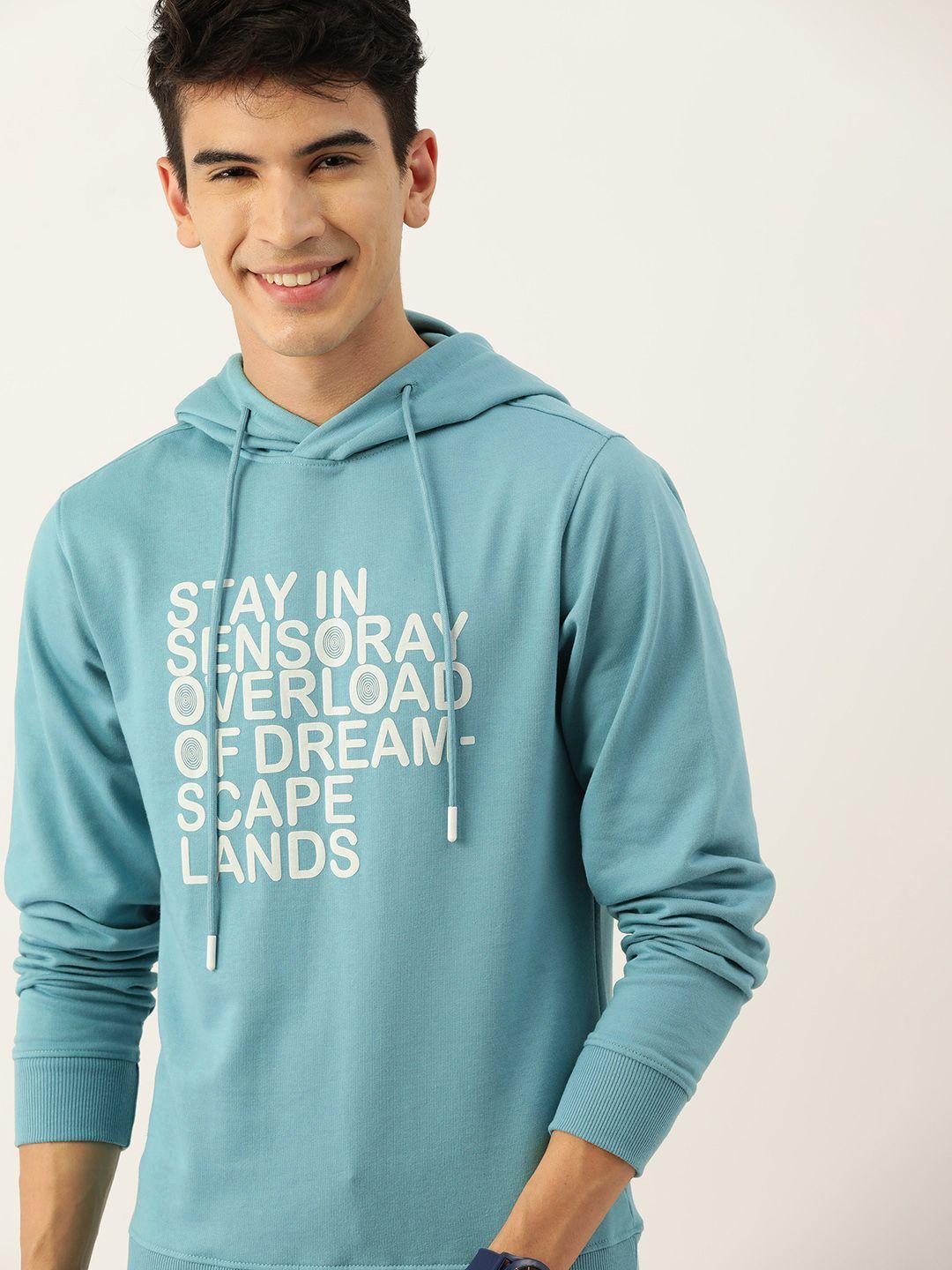 mast & harbour men printed sweatshirt