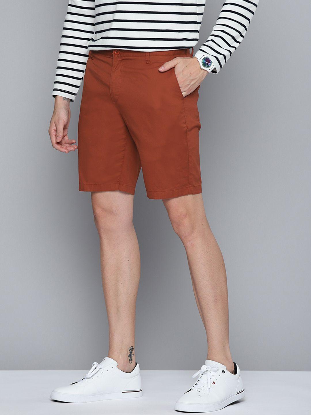 mast & harbour men rust brown shorts