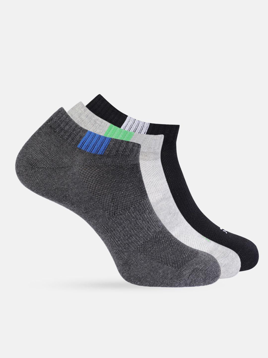 mast & harbour men set of 3 ankle-length socks