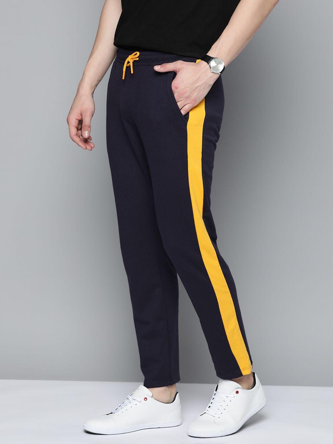 mast & harbour men side striped track pants