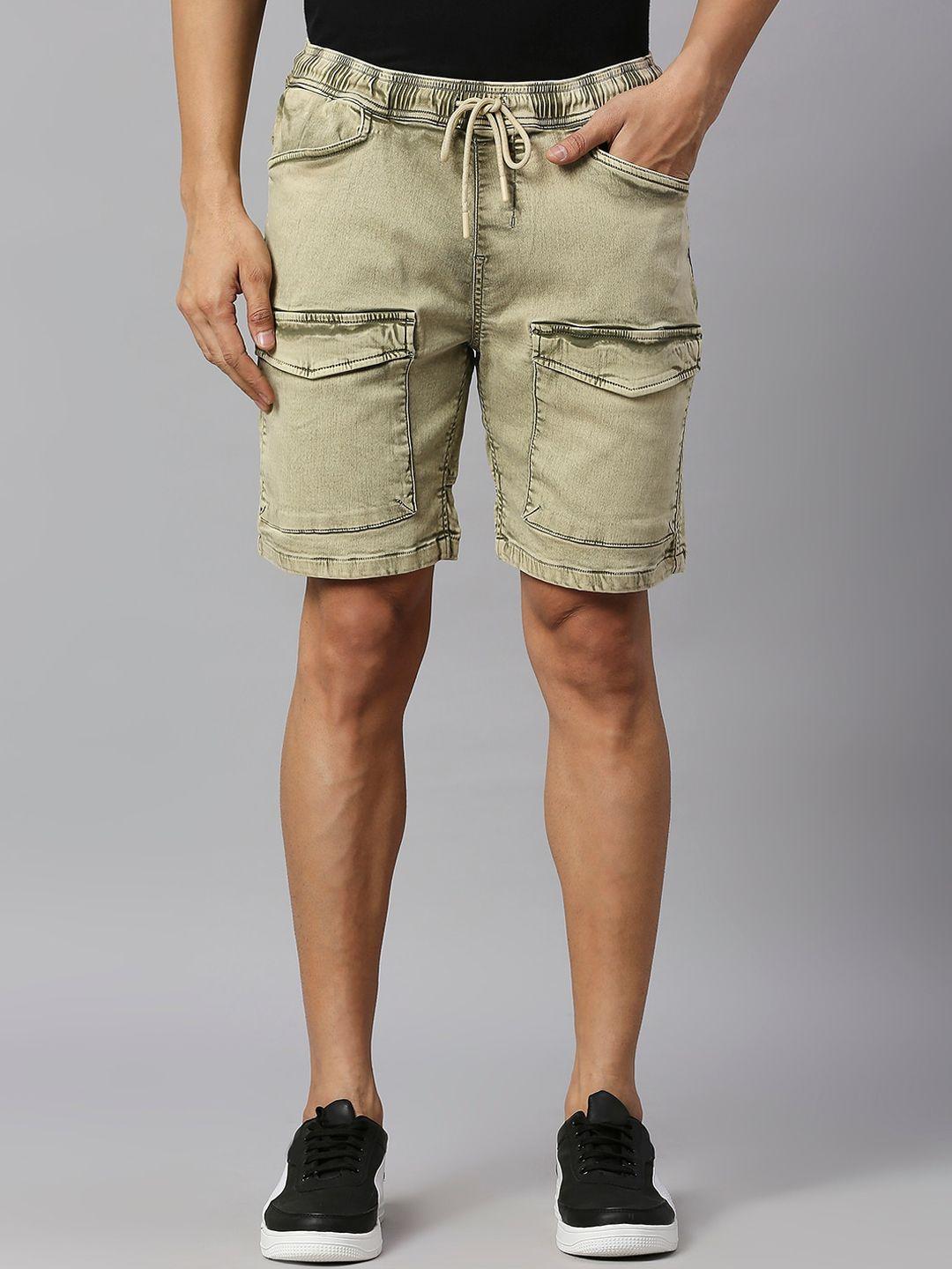 mast & harbour men slim fit cargo shorts