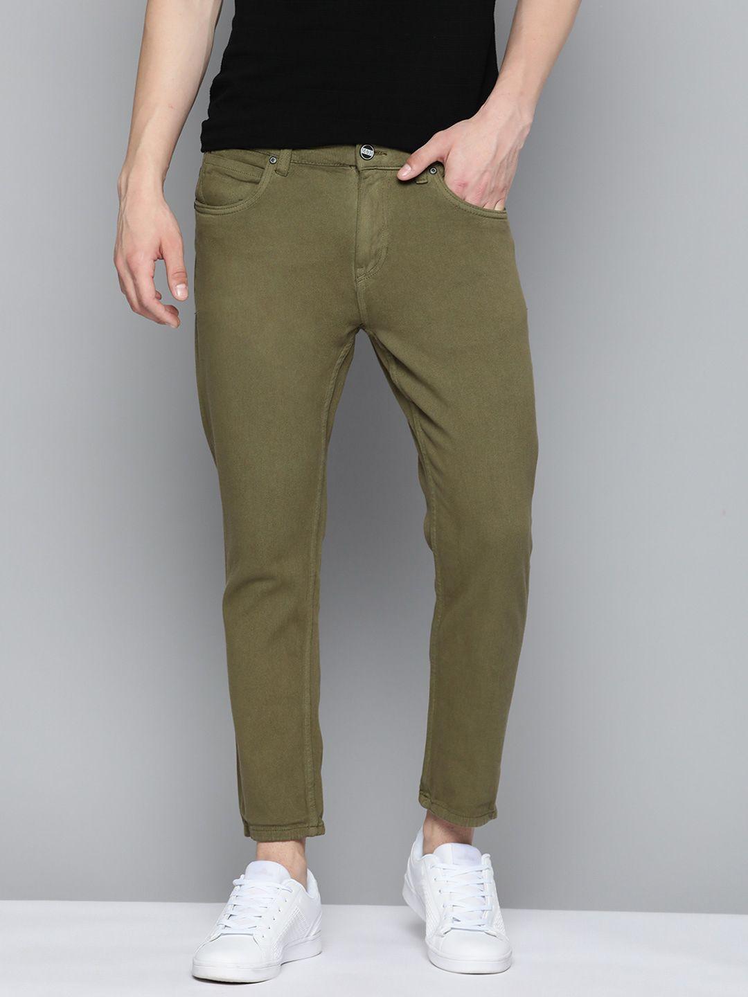 mast & harbour men slim tapered fit stretchable jeans