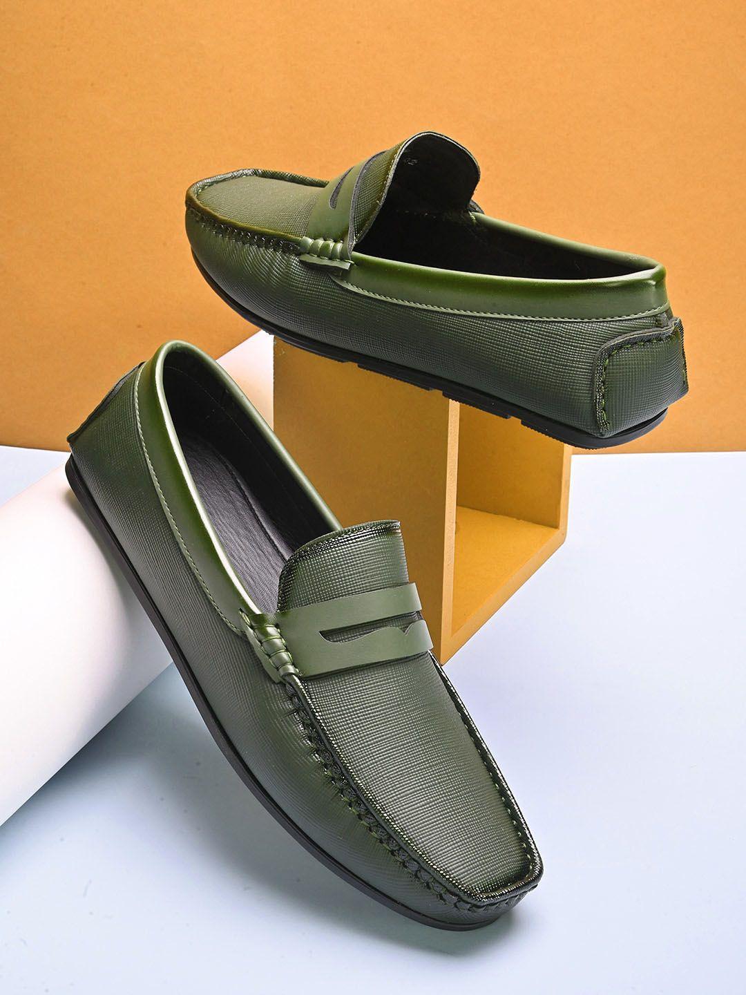 mast & harbour men textured lightweight loafers