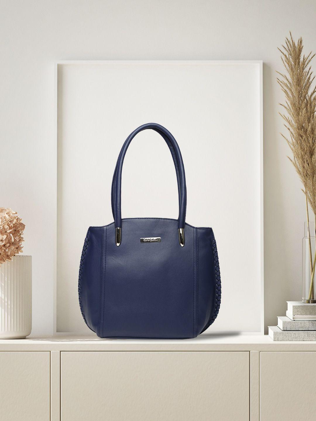 mast & harbour navy shoulder bag