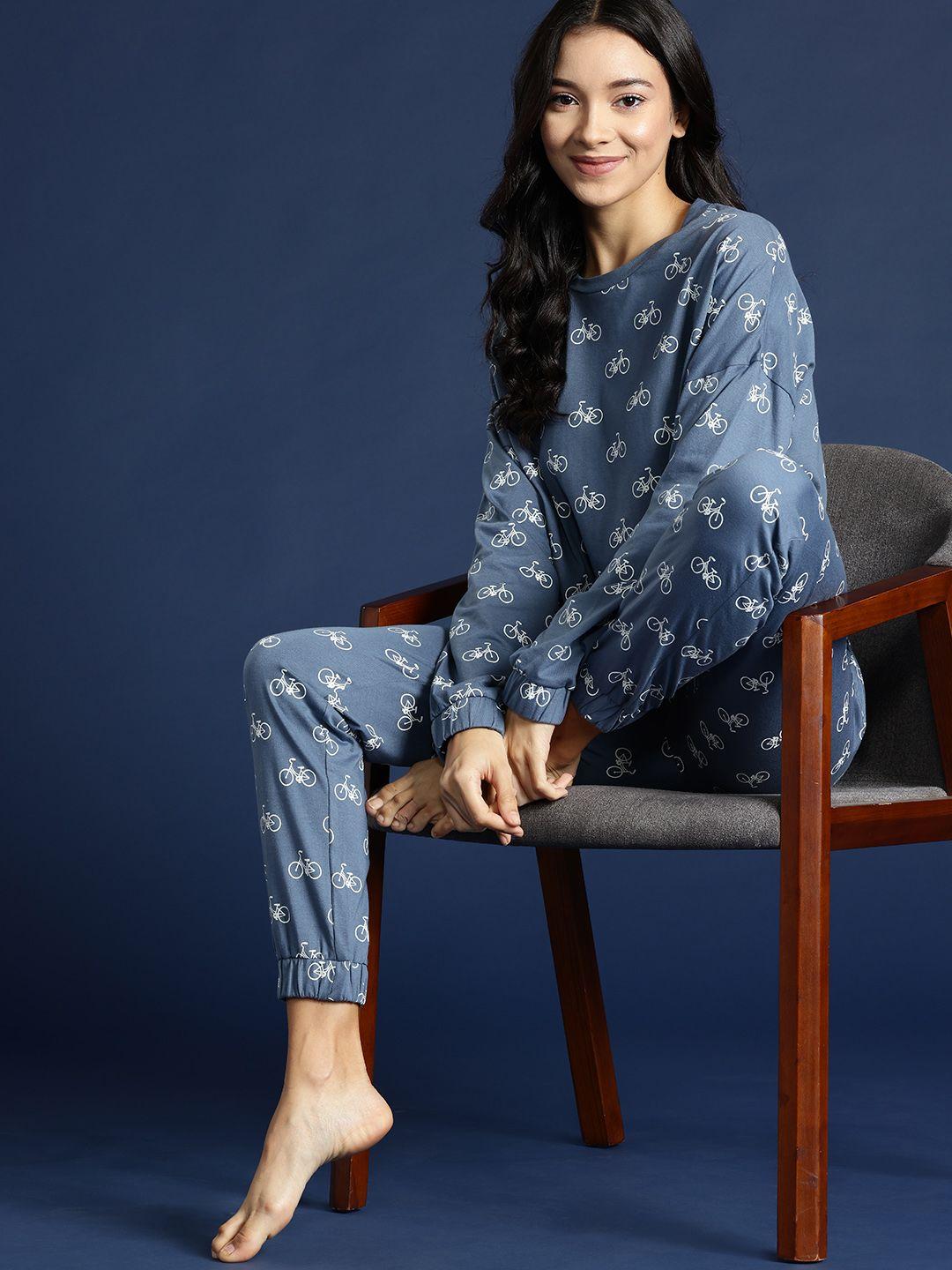 mast & harbour printed pyjama set