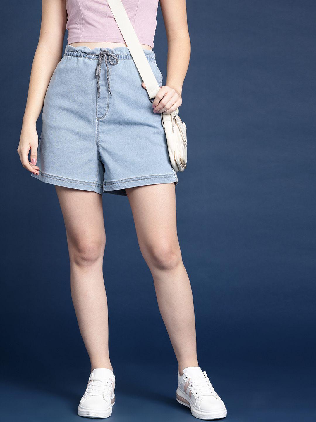 mast & harbour pure cotton denim shorts