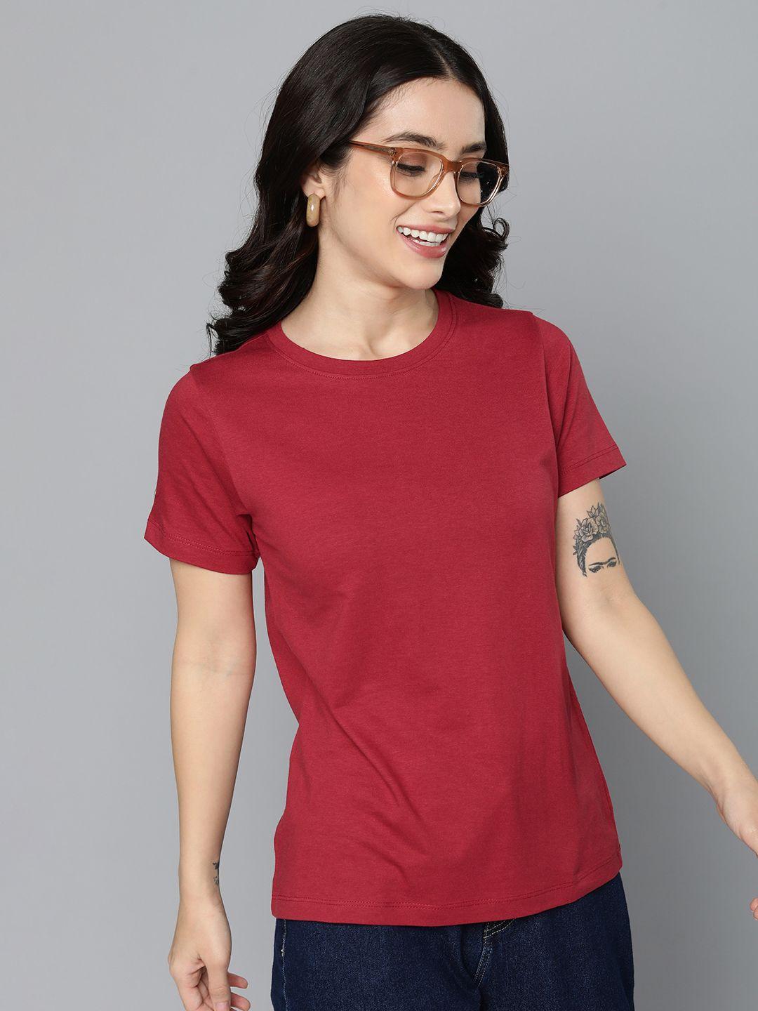 mast & harbour round neck t-shirt