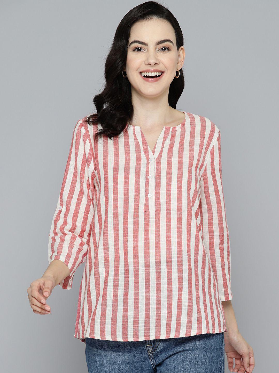 mast & harbour striped longline top