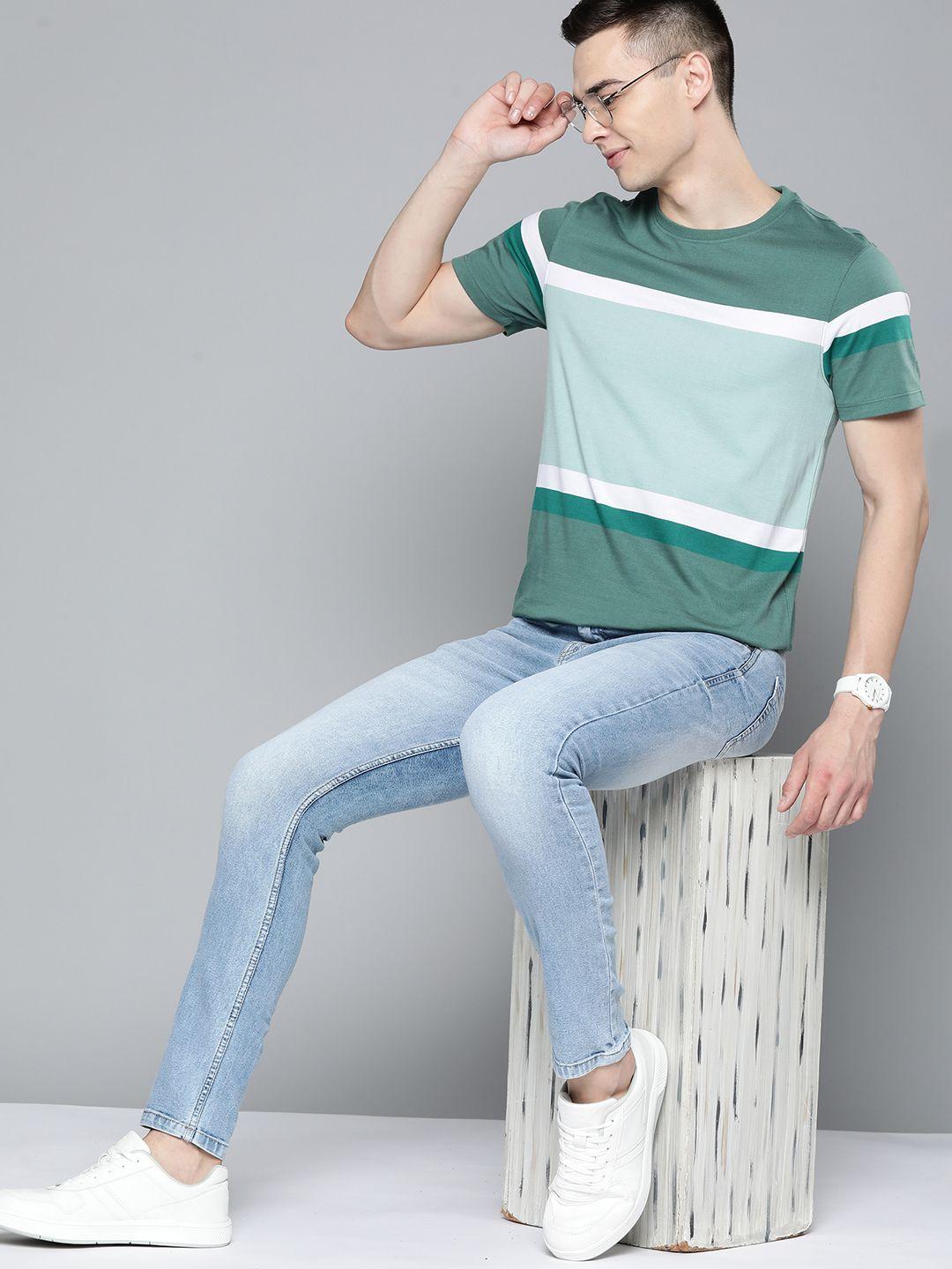 mast & harbour striped t-shirt