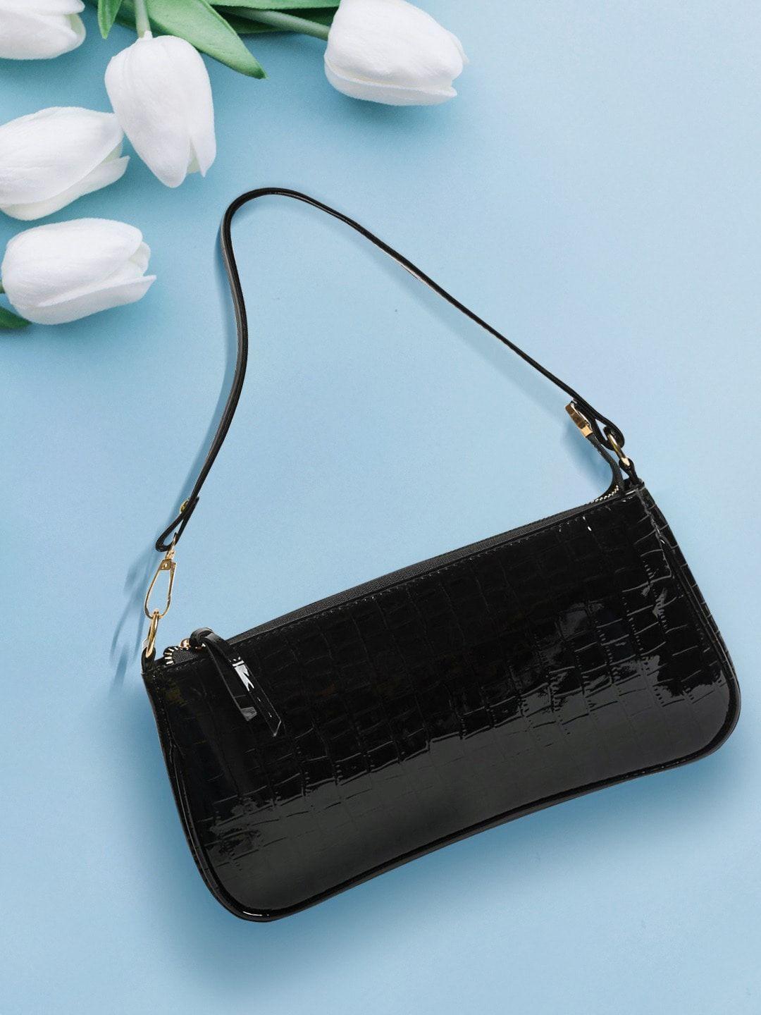 mast & harbour textured structured shoulder bag