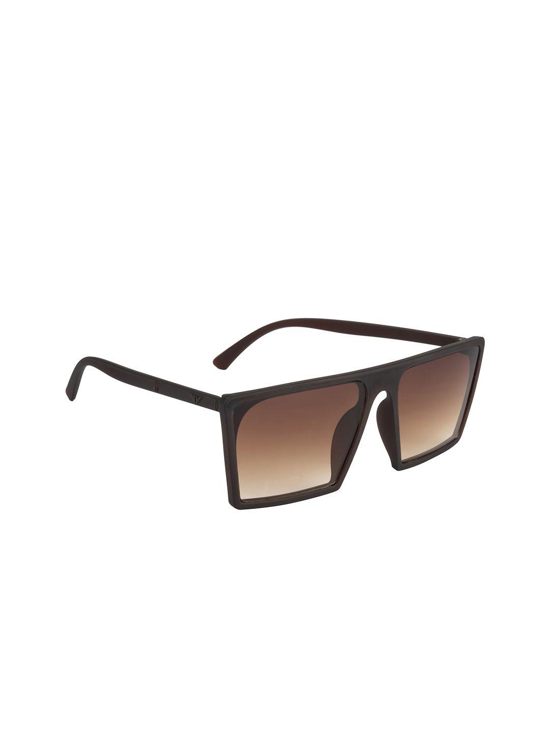 mast & harbour unisex brown lens & square sunglasses with uv protected lens-mh-m22418