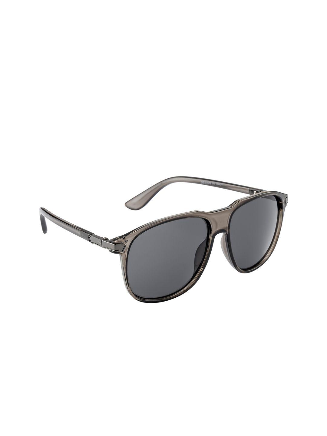 mast & harbour unisex grey lens square sunglasses with uv protected lens mh-sh3394-c3