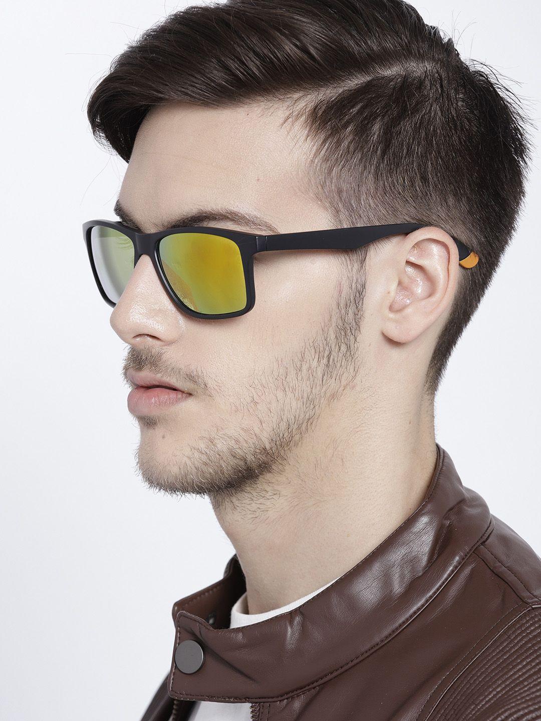 mast & harbour unisex mirrored rectangle sunglasses