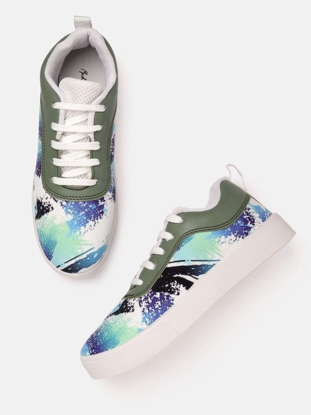 mast & harbour women abstract printed sneakers