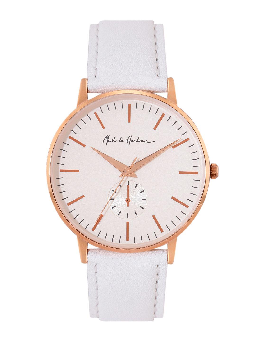 mast & harbour women analogue watch mh-01-01a-rose gold