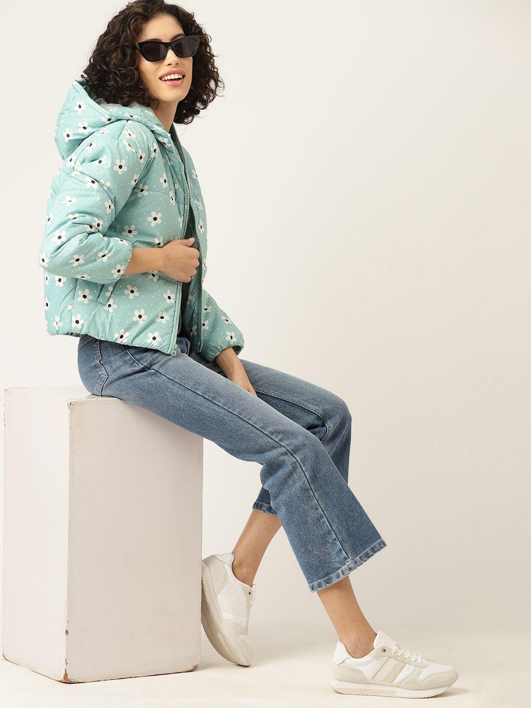 mast & harbour women floral padded jacket