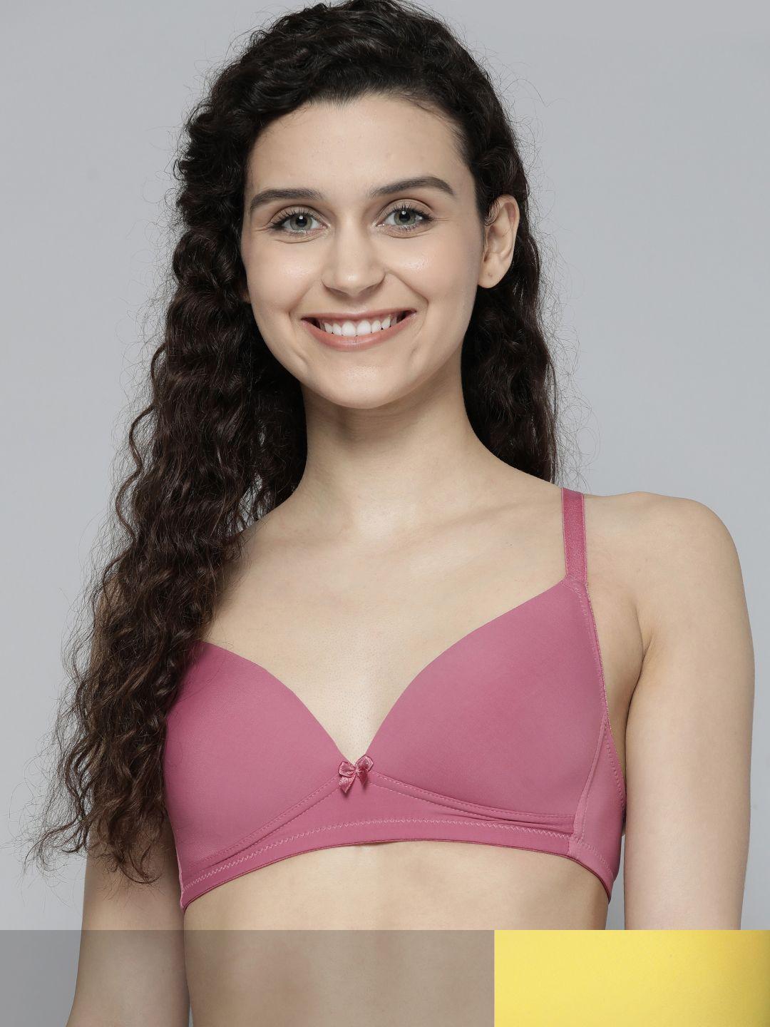 mast & harbour women pack of two solid lightly padded bra