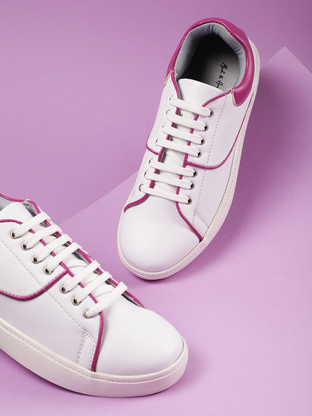 mast & harbour women solid sneakers