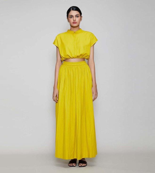mati yellow sl skirt