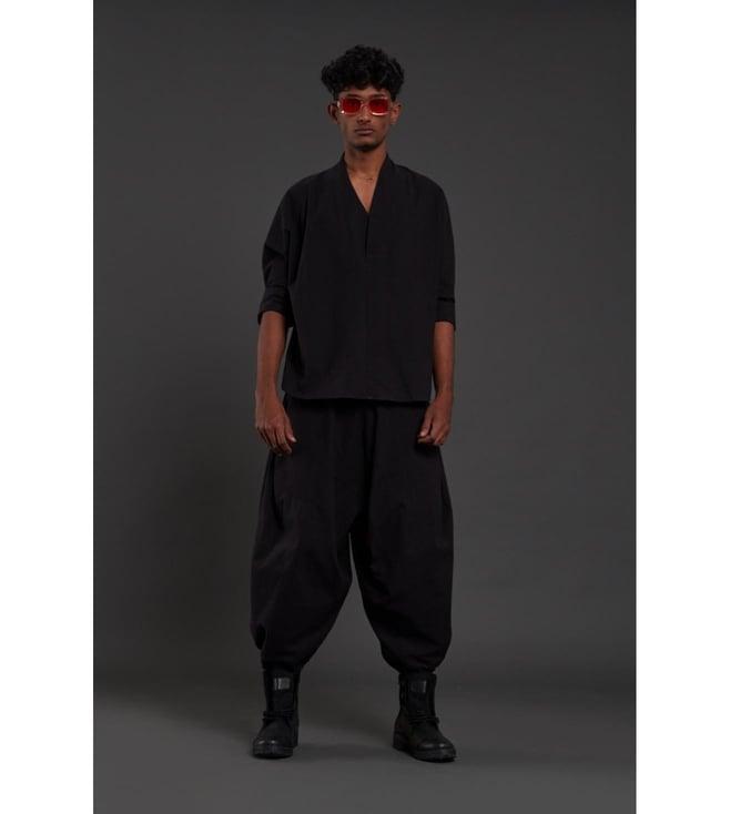 mati black baggy pants