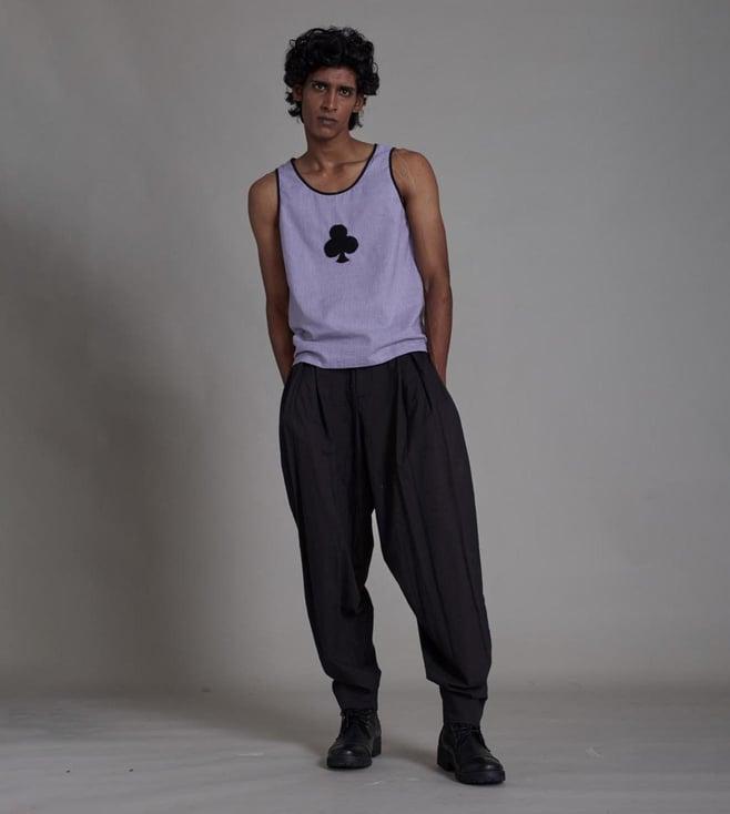 mati black taash balloon pants