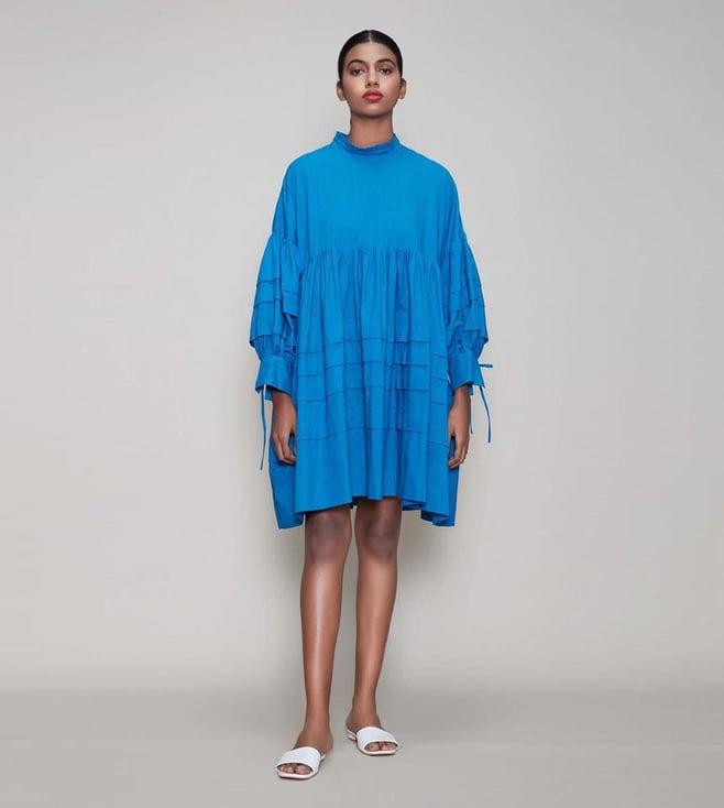 mati blue avira aakaar dress