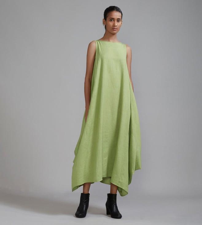 mati green vari aakaar dress