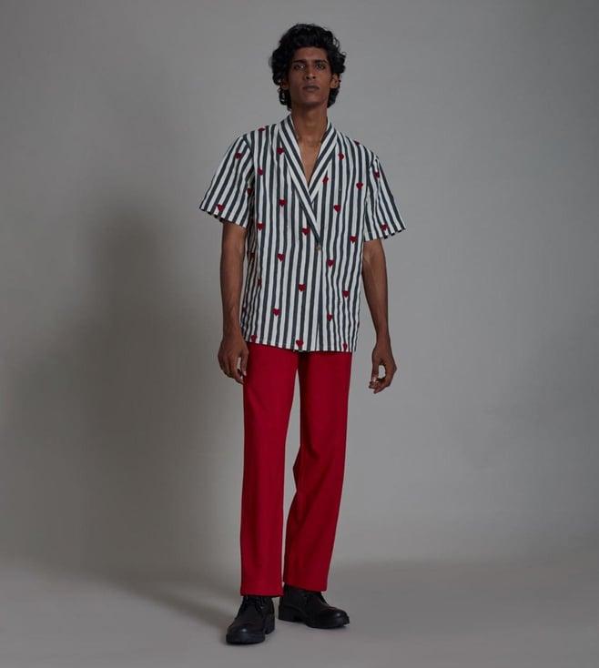 mati red taash straight pants