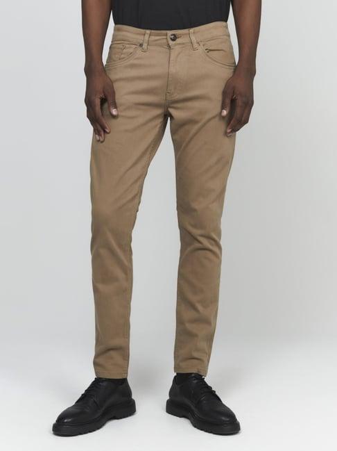 matinique beige straight fit jeans