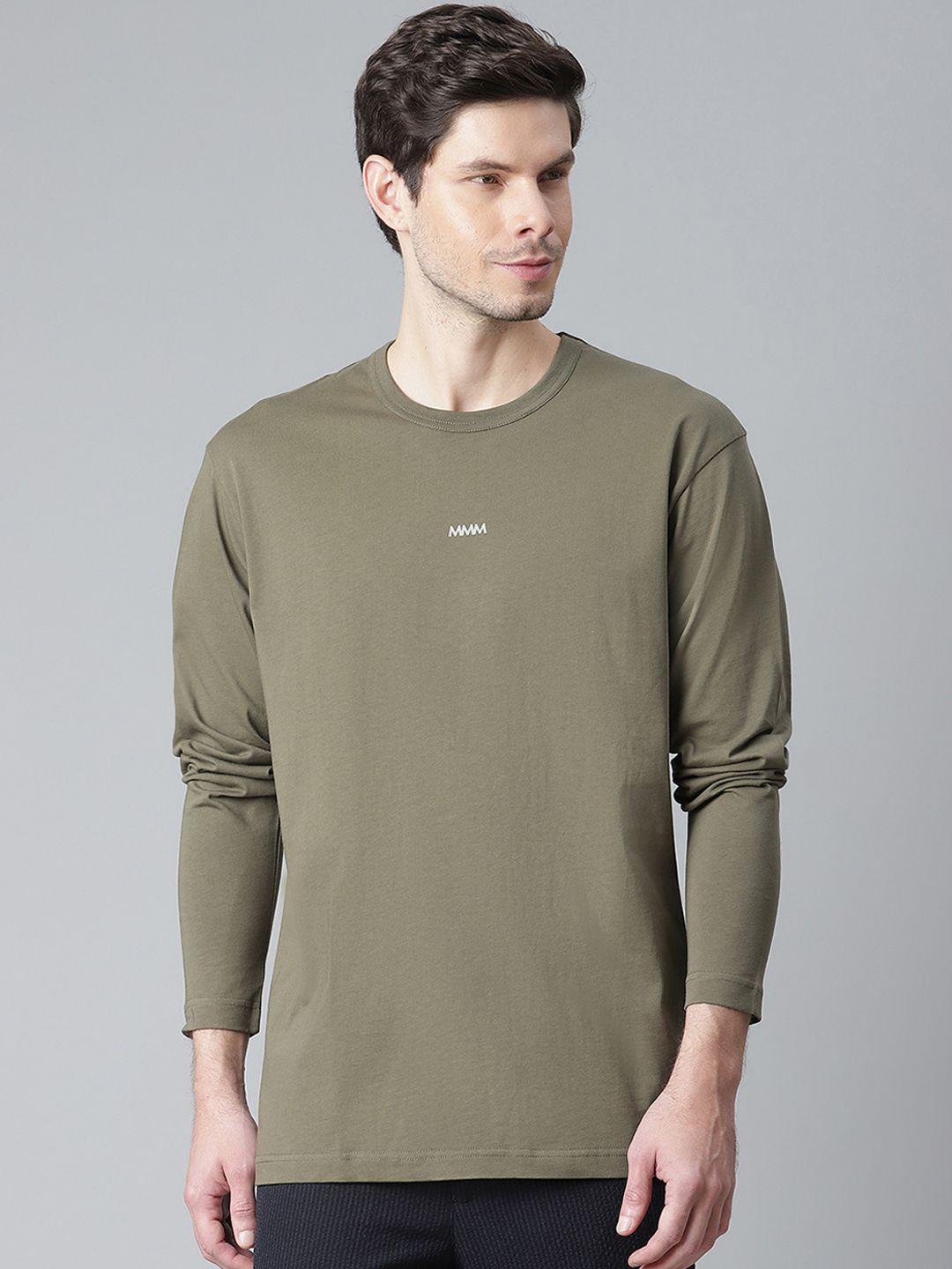 matinique men olive green t-shirt