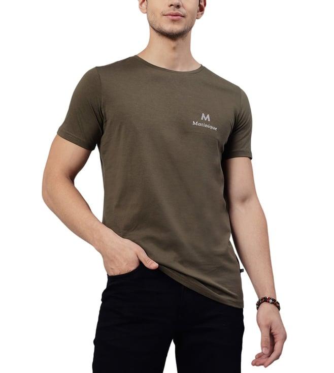 matinique olive regular fit t-shirt