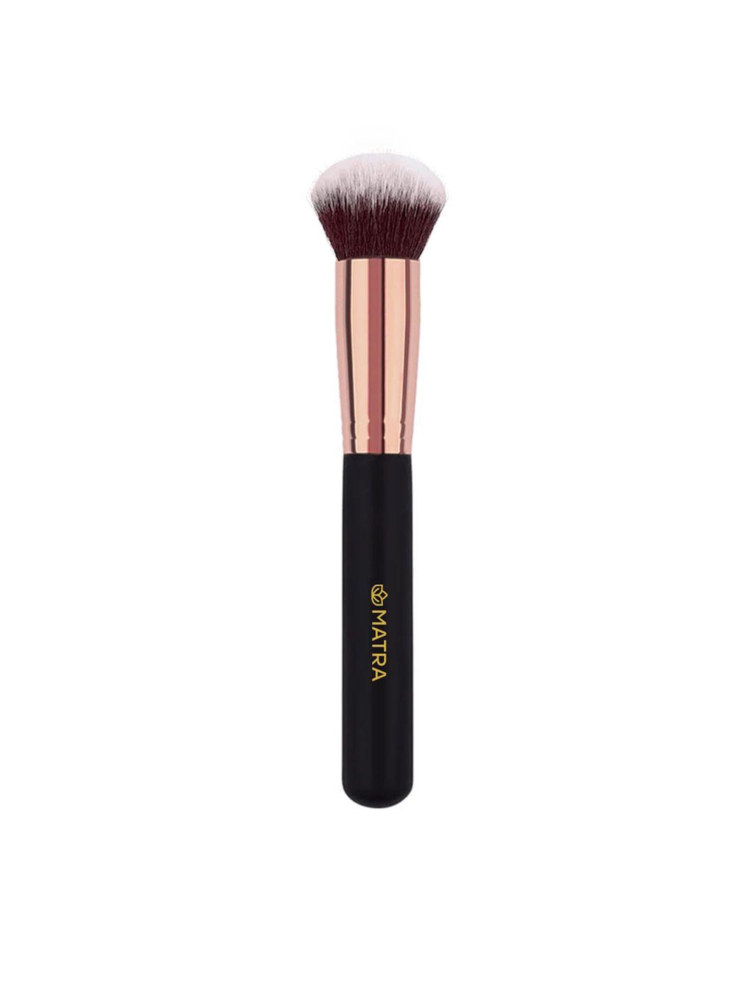 matra professional powder face makeup brush - black